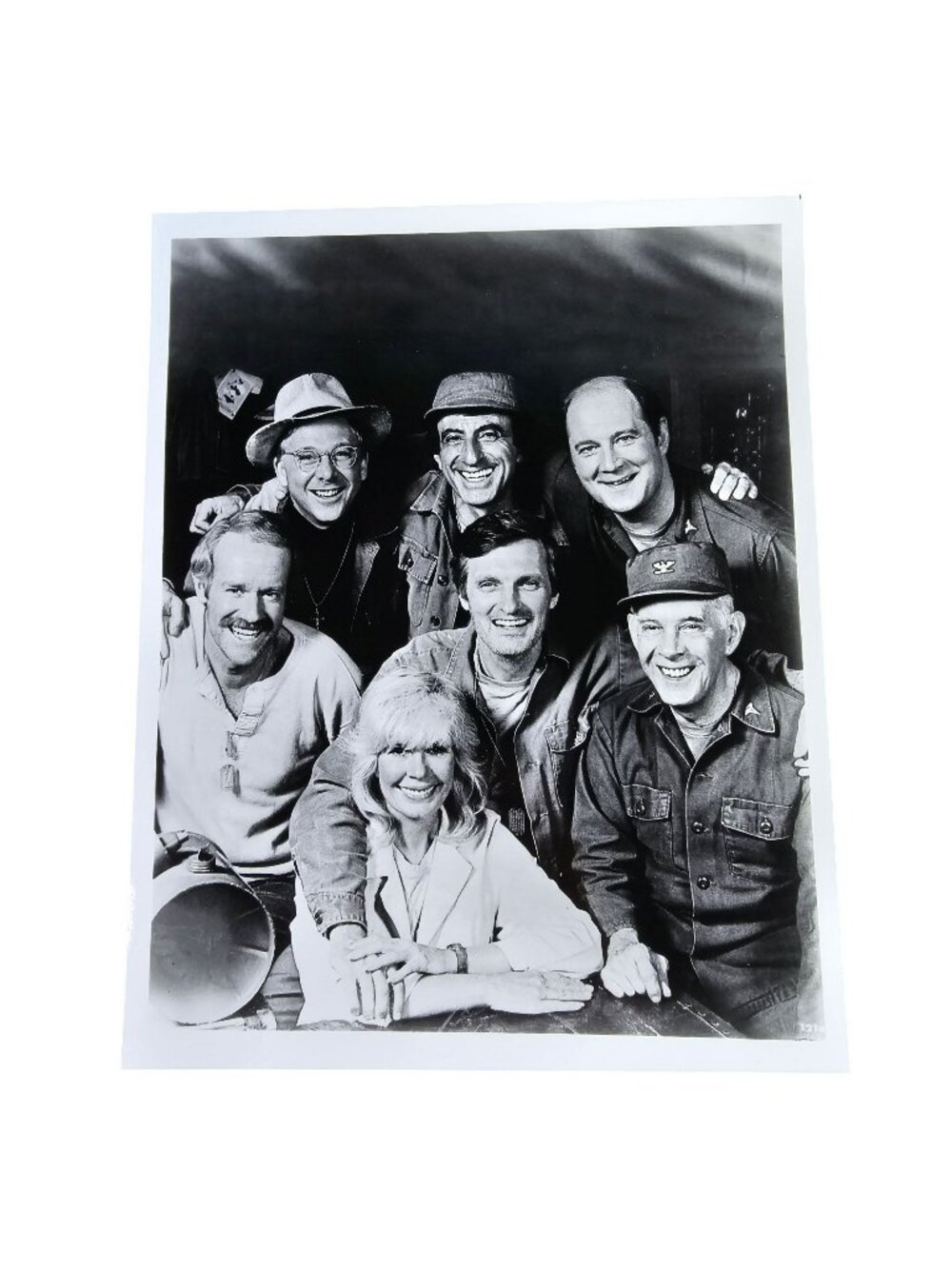 MASH TV Show Cast Black and White 8x10" Publicity Photo Glossy Promo Print